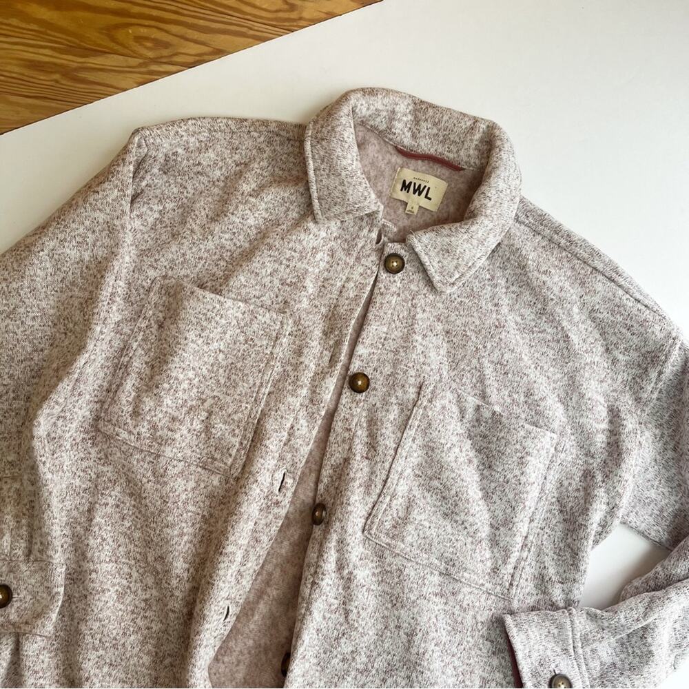 Madewell Sweater Fleece Shirt Jacket - Picture 7 of 10
